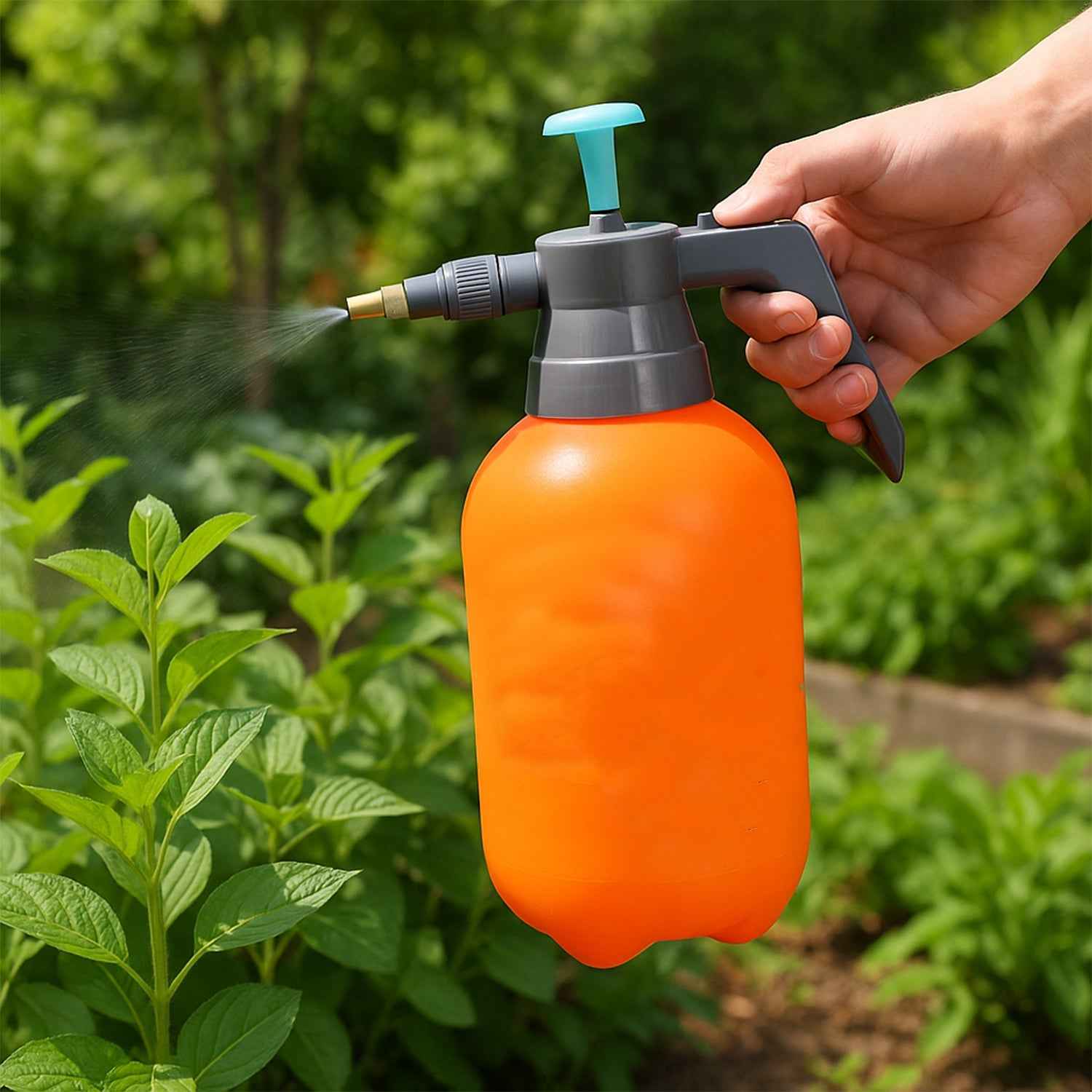 Garden Pressure Sprayer – 2L Handheld Pump | XcelCraft