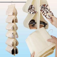 12-Pocket Hanging Shoe Organizer – Space-Saving Durable Storage
