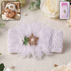 Baby Headband Ð Comfortable Soft Elastic Floral Design