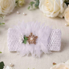 Baby Headband Ð Comfortable Soft Elastic Floral Design