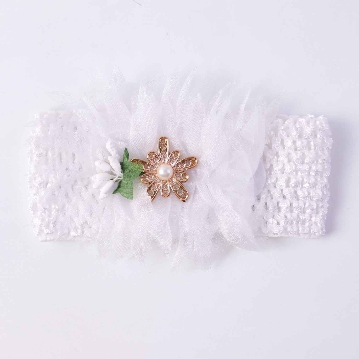 Baby Headband Ð Comfortable Soft Elastic Floral Design