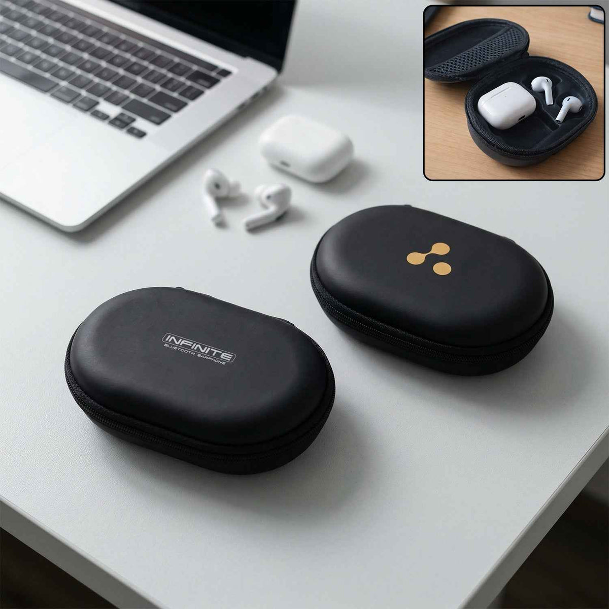 Wireless Earbuds Travel Case – Compact & Hard Shell Protection