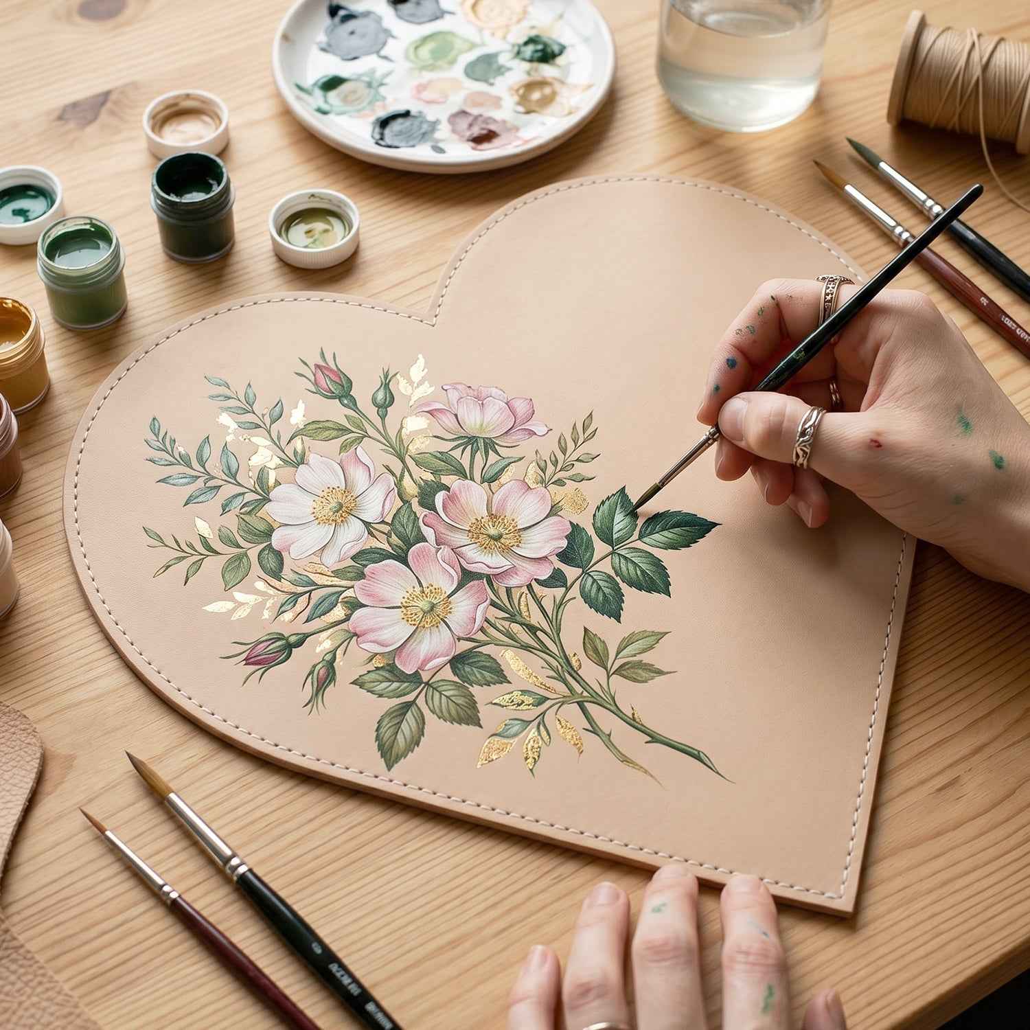 Heart Shape Art Board – DIY Painting & Crafting Canvas | TinyTrendy