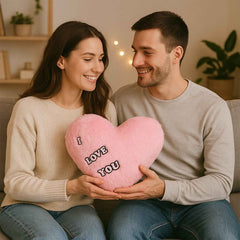 Heart Shape Plush Cushion – Soft & Romantic Love Pillow