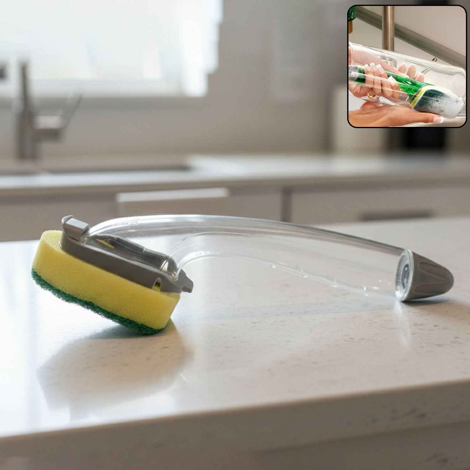 Heavy Duty Soap Dispensing Dishwand Ð Convenient Kitchen Cleaning