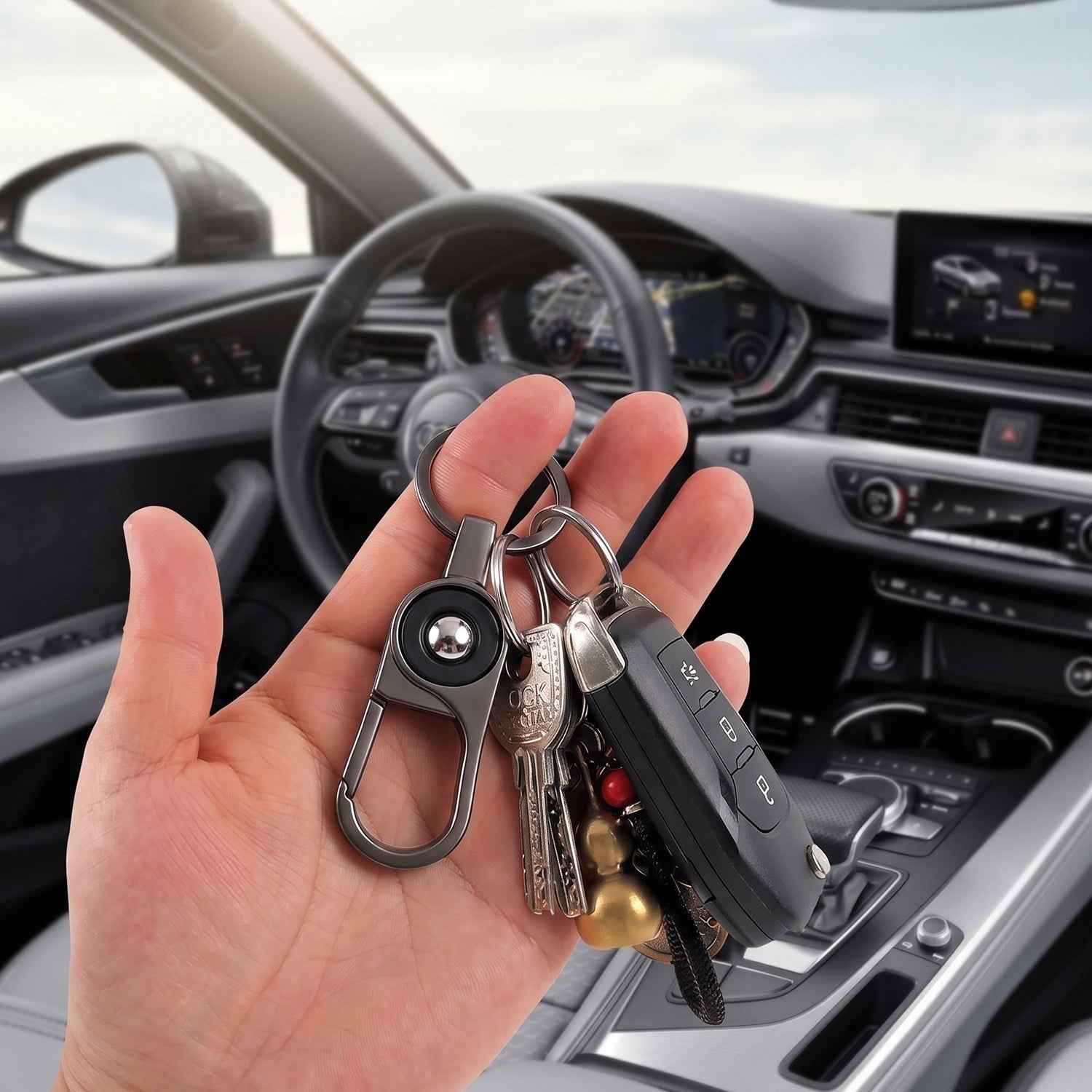 Metal Key Holder – Secure & Stylish Carabiner Clip for Keys