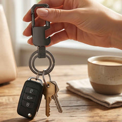 Heavy Duty Metal Key Holder – Secure & Durable Carabiner Clip