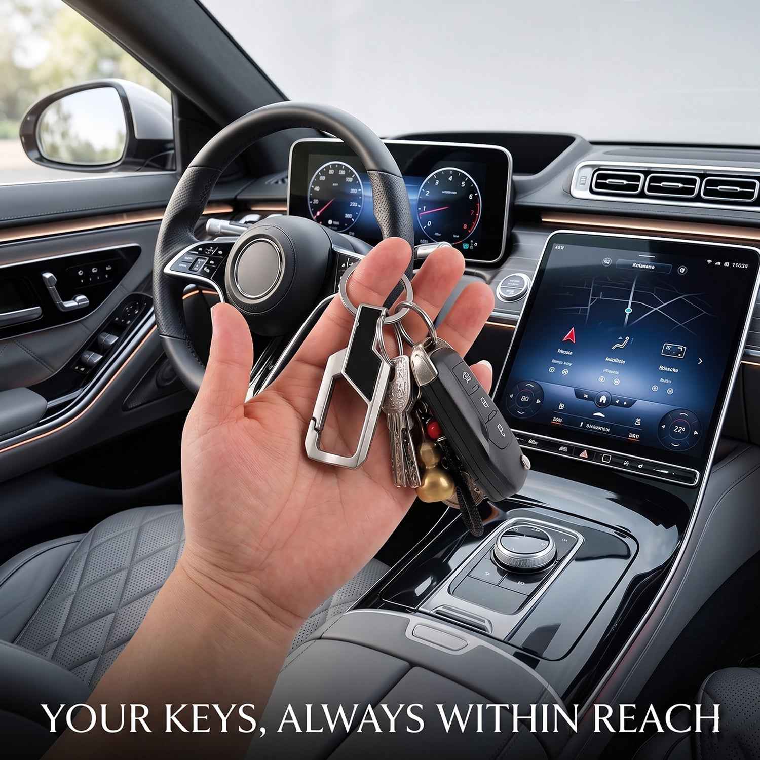 Heavy Duty Stainless Steel Key Holder – Secure & Durable Clip