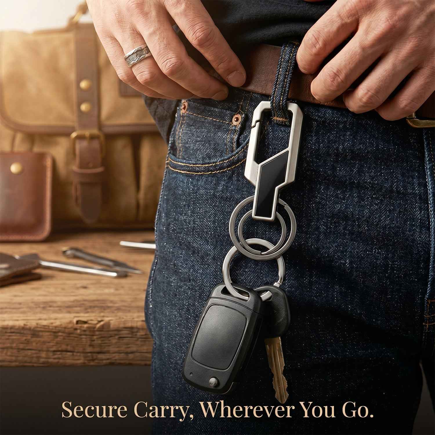 Heavy Duty Stainless Steel Key Holder – Secure & Durable Clip
