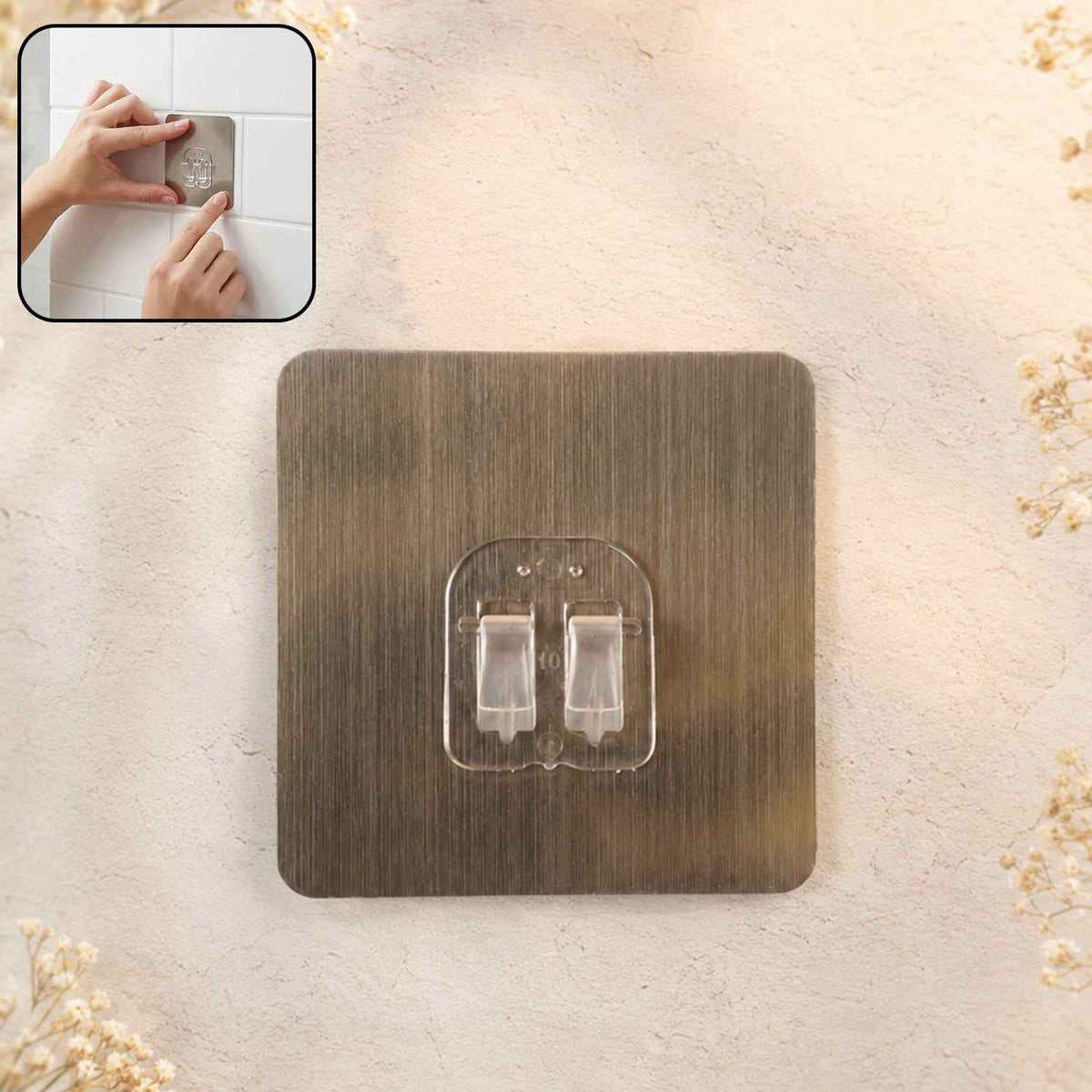 Heavy Duty Self Adhesive Wall Hook Ð Easy Mount, Multipurpose Use