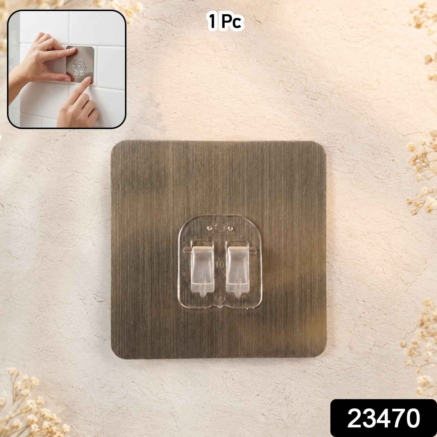 Heavy Duty Self Adhesive Wall Hook Ð Easy Mount, Multipurpose Use