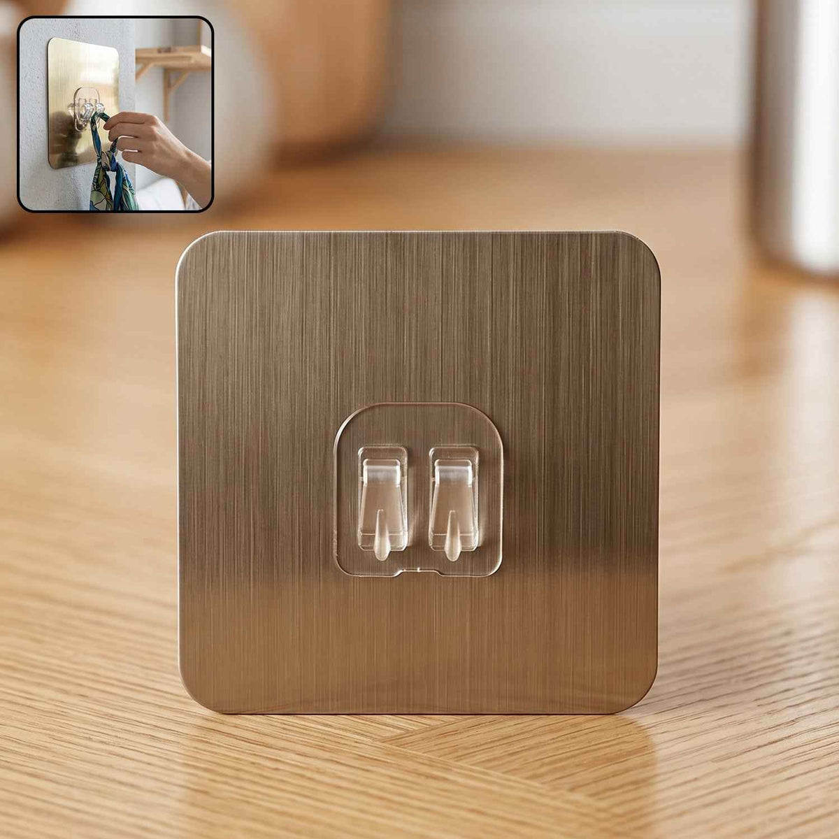 Self-Adhesive Wall Hook Ð Damage-Free & Strong Holding Power
