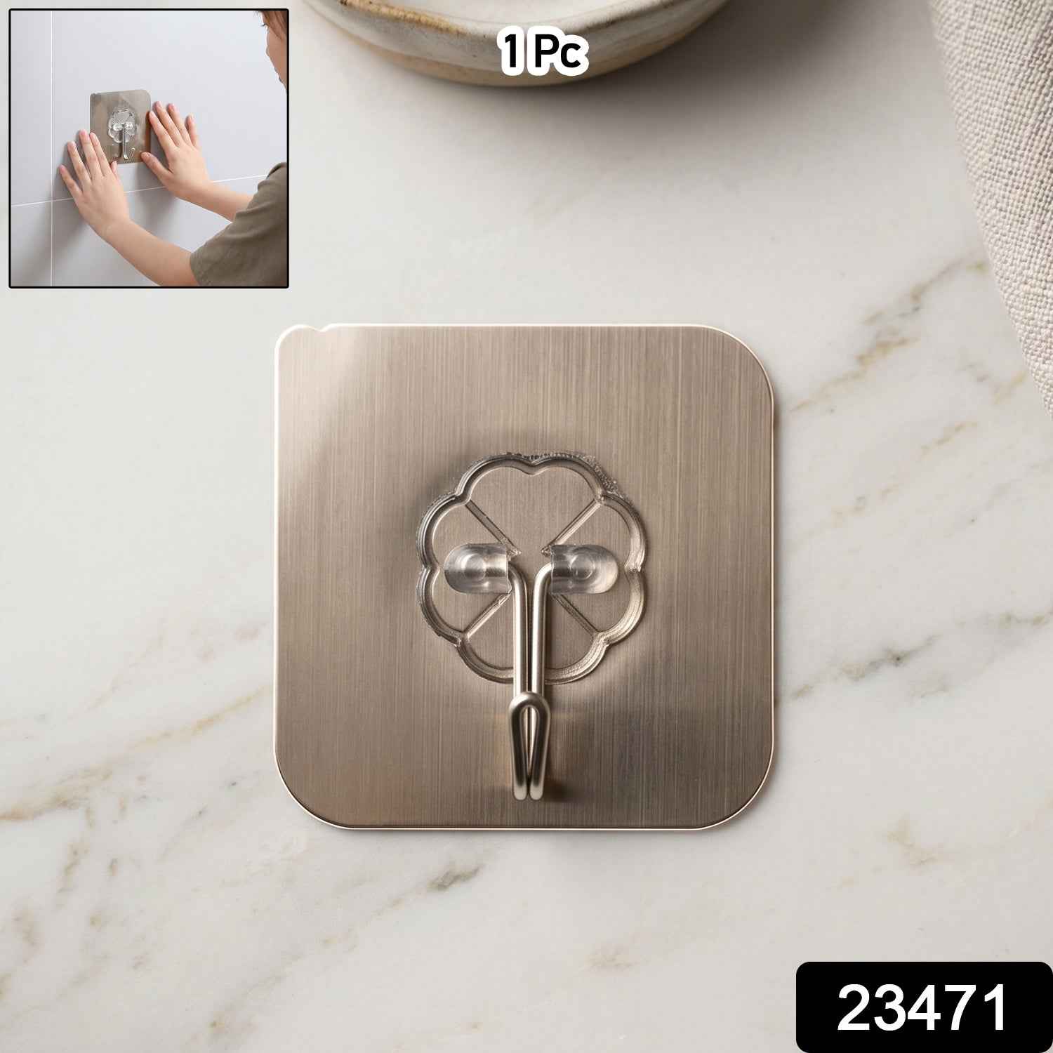 Self Adhesive Wall Hook Ð Strong & Multi-Purpose Mounting Solution