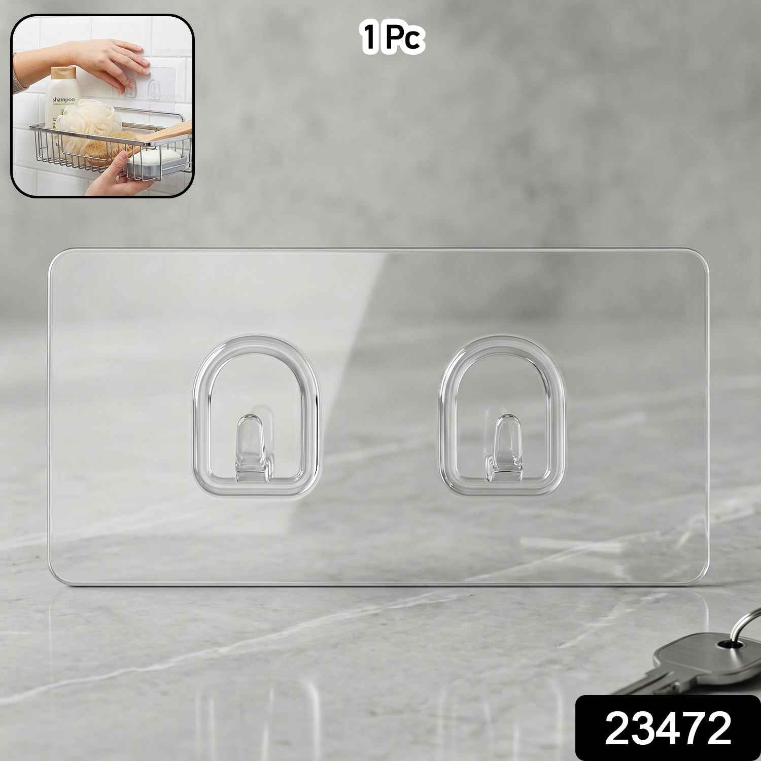 Self-Adhesive Wall Hook Ð Damage-Free Storage Solution