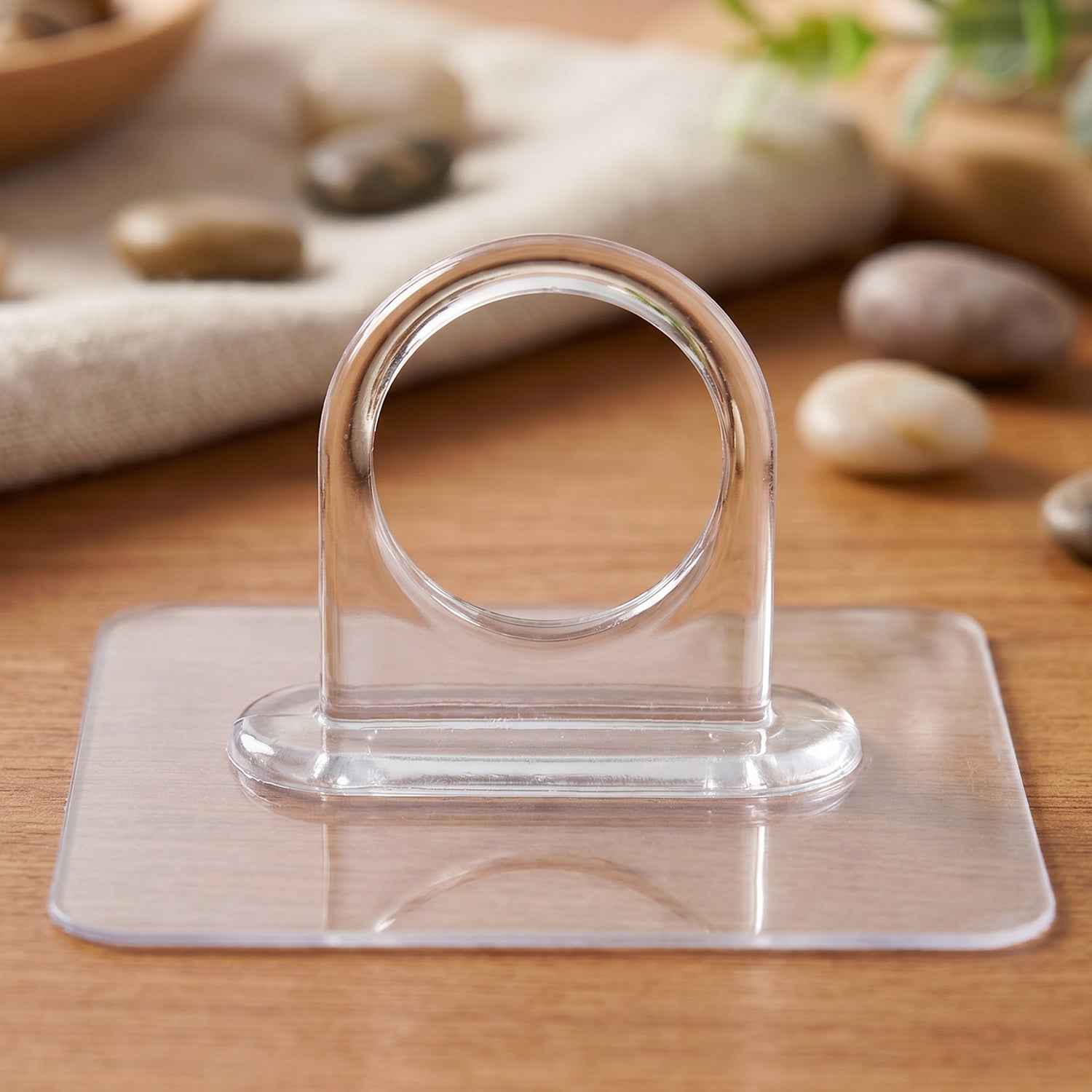 Clear Adhesive Wall Hook Ð Hassle-Free No-Drill Organization