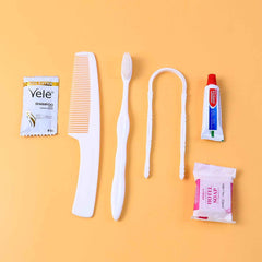 Hotel Guest Toiletry Kit – Complete 6-in-1 Travel & Hygiene Set