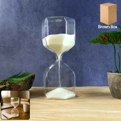 Glass Hourglass Timer – Elegant 2.5-Minute Visual Focus Timer