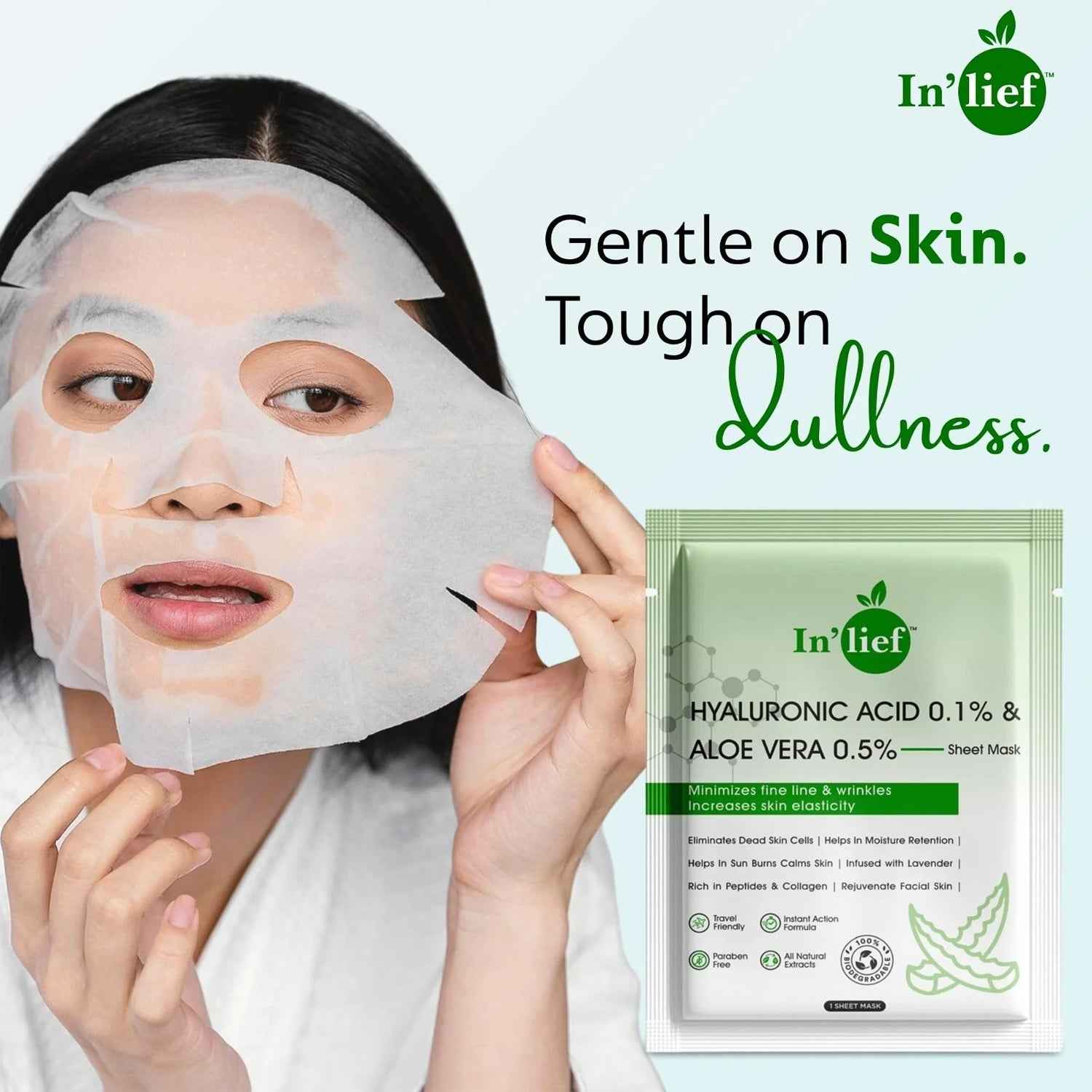 Hyaluronic Acid Facial Mask – Deep Hydration & Skin Rejuvenation
