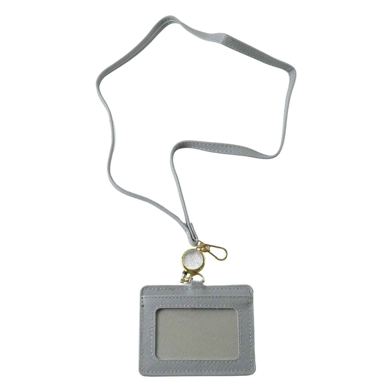 ID Card Holder with Adjustable Neck Strap – Durable & Professional