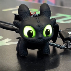 Toothless Dragon keychain cum car dashboard charm