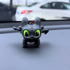 Toothless Dragon keychain cum car dashboard charm