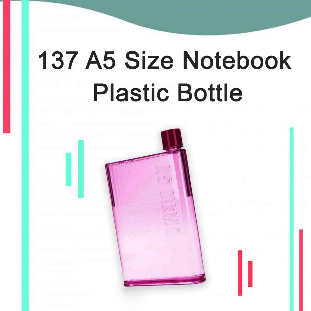 A5 Notebook Water Bottle – 400ml Slim & Leak-Proof | Own Hydrate