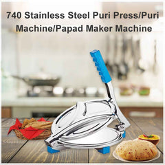 Puri Press – Stainless Steel Chapati & Papad Maker | Indo Glow