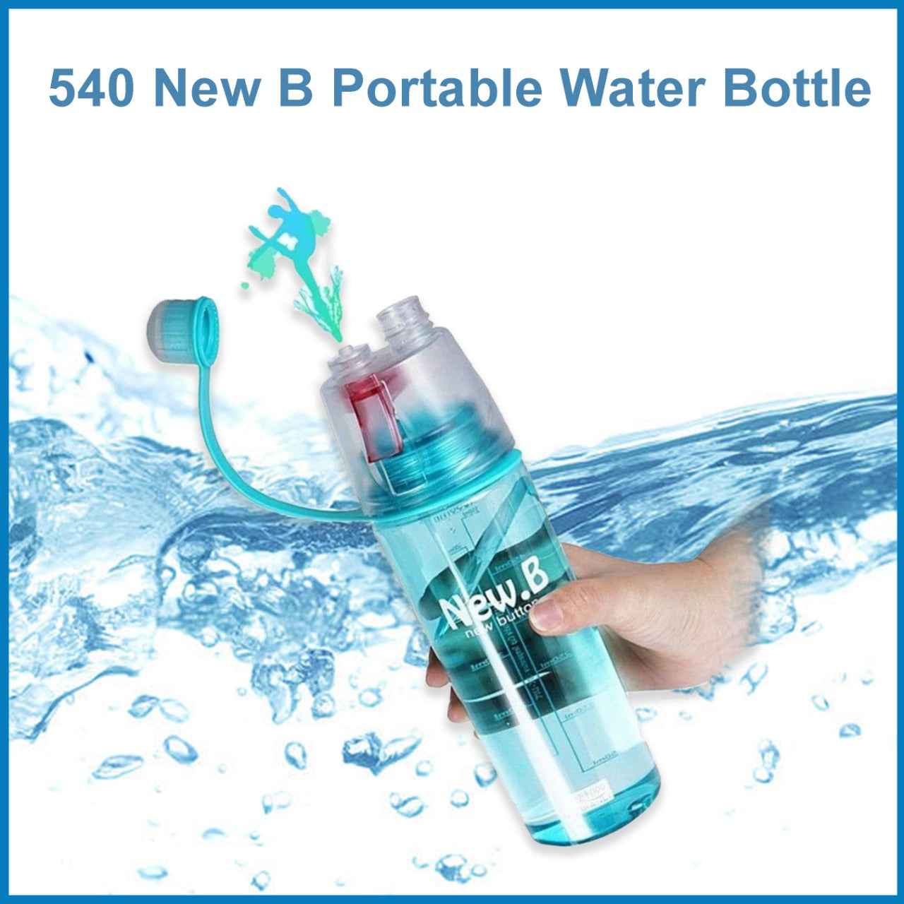 Spray Water Bottle – 600ML BPA-Free for Hydration | Own Hydrate