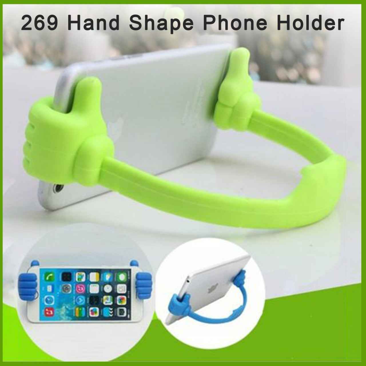 Hand Shape Phone Holder – Universal Mobile Stand | WipeTech