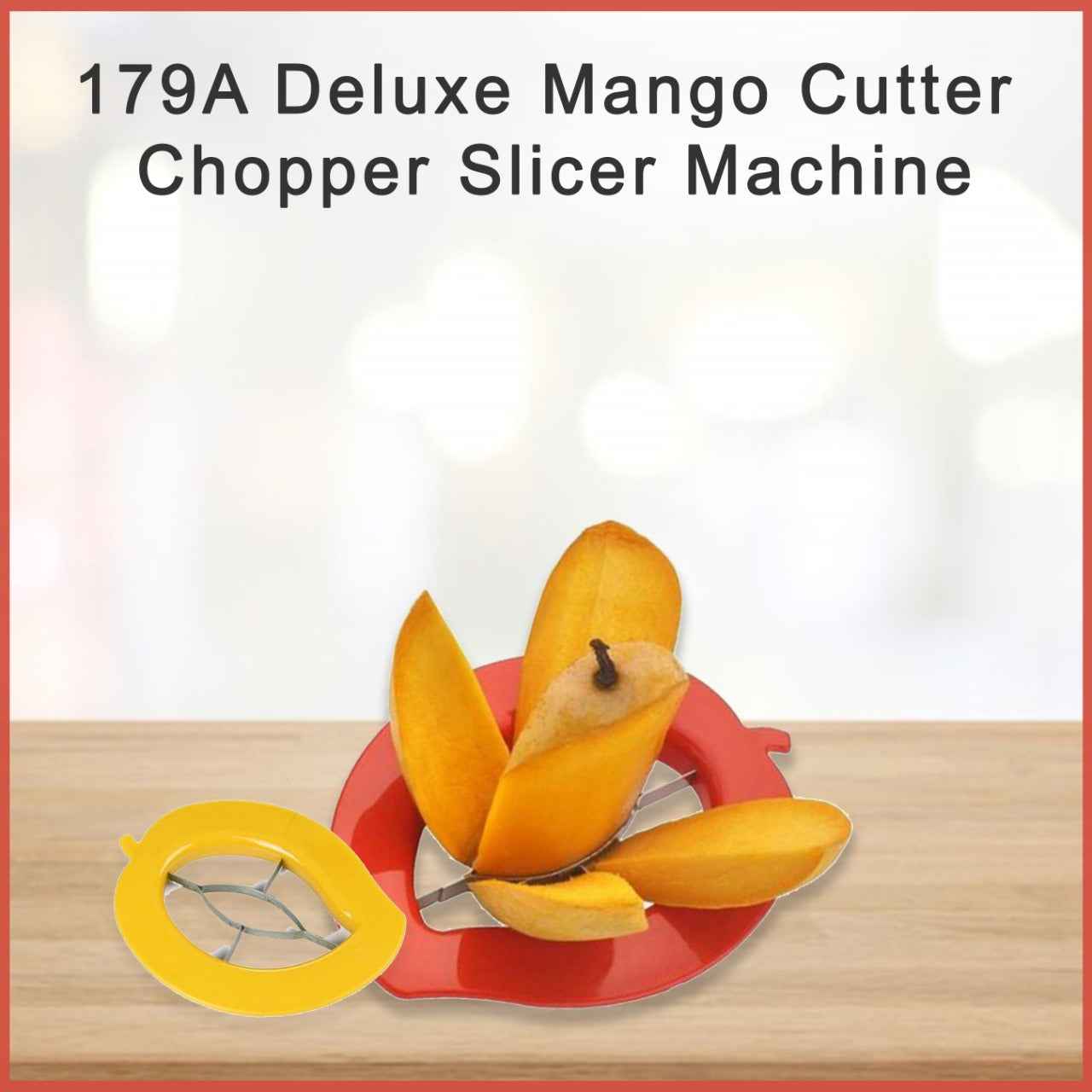Mango Cutter – Stainless Steel Slicer & Pit Remover Tool | Quickslice