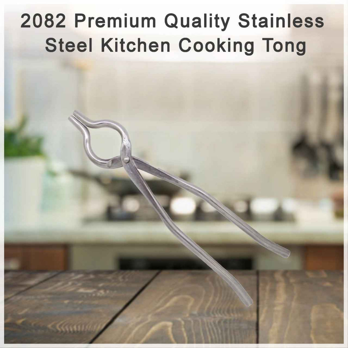 Stainless Steel Tongs – Durable Kitchen Cooking Tongs | CookAura
