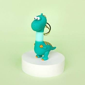 Stretchable neck Dinosaur cute keychain
