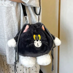 Tom n Jerry Tom Plush sling bag
