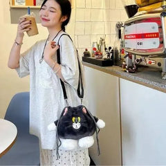 Tom n Jerry Tom Plush sling bag