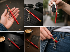 One-piece Roronoa Zoro Pocket-sized Katana Sword keychain - The Vibe-Cove