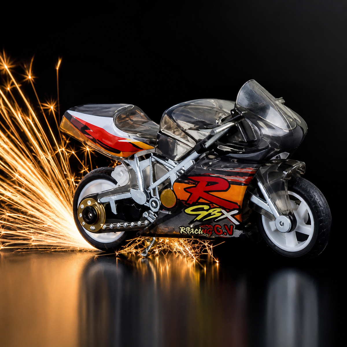 Sparking Bike Toy cum keychain for adults and kids
