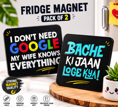 Fridge Magnet - Funny edition (Pack of 2)