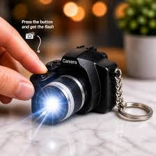 Click sound Mini DSLR Camera keychain
