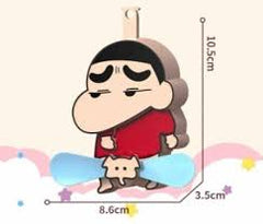 Shinchan Funny Nunu Copter Fan keychain