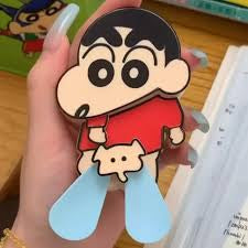 Shinchan Funny Nunu Copter Fan keychain