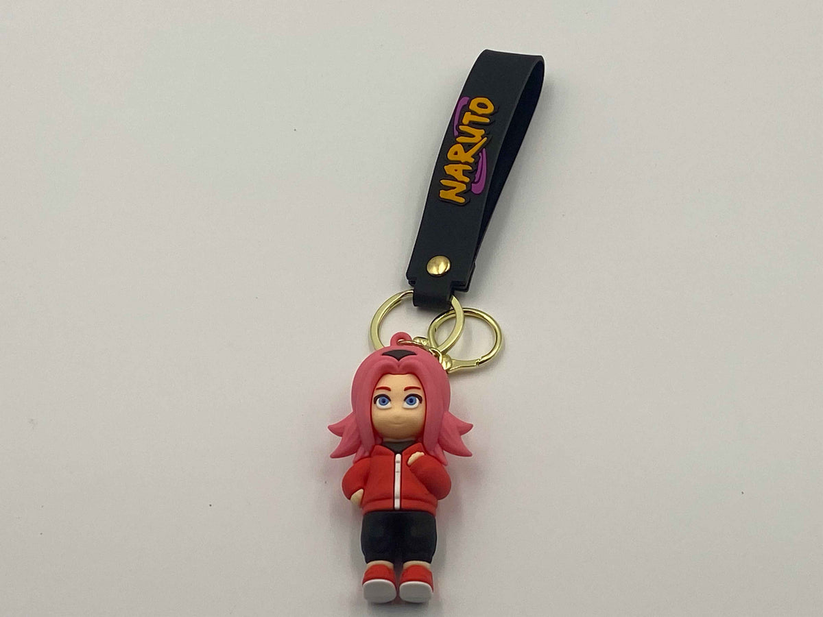 Naruto Sakura Haruno 3D silicone keychain (1016)