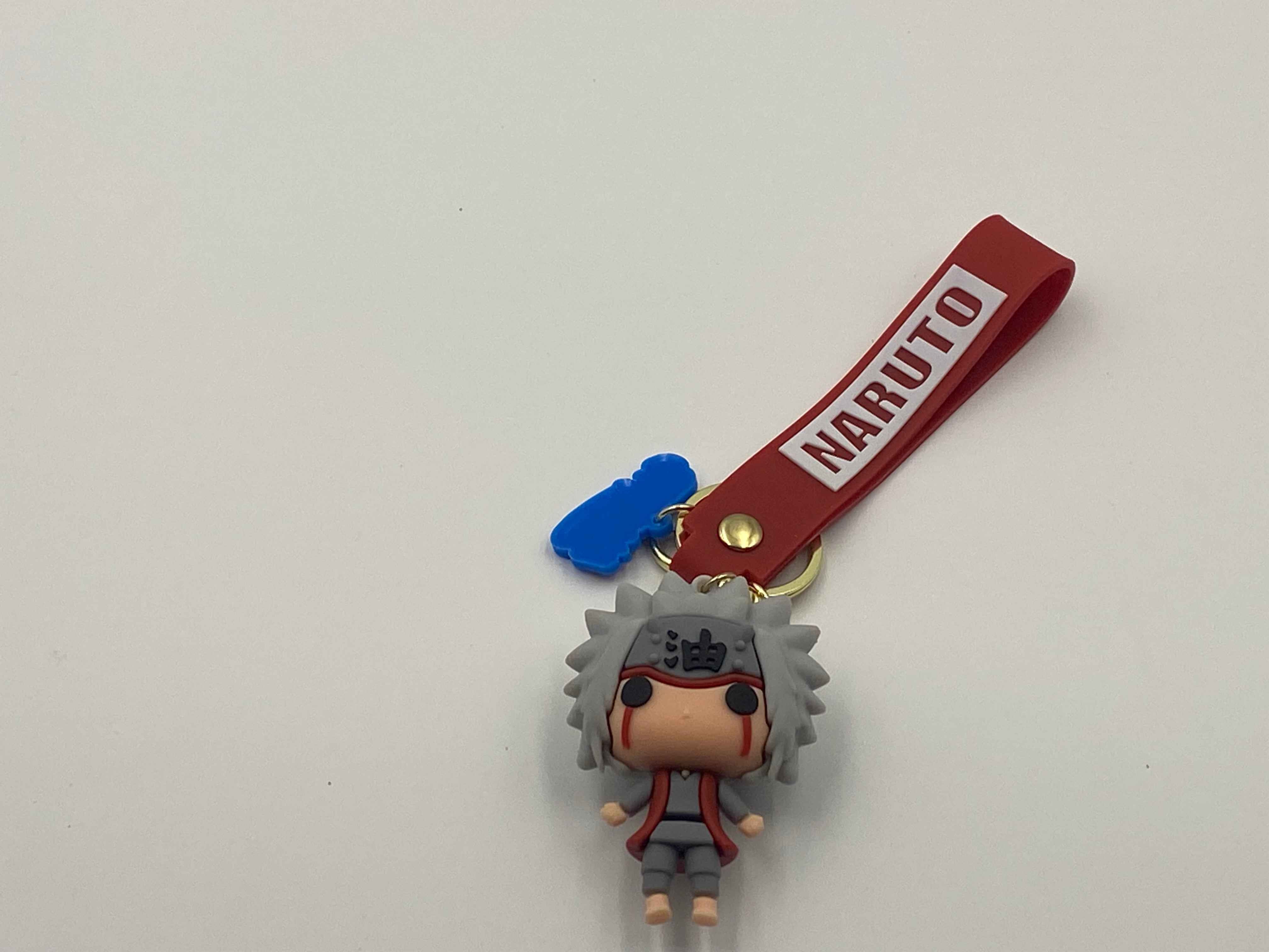 Naruto Jiraiya 3D silicone keychain (1017)