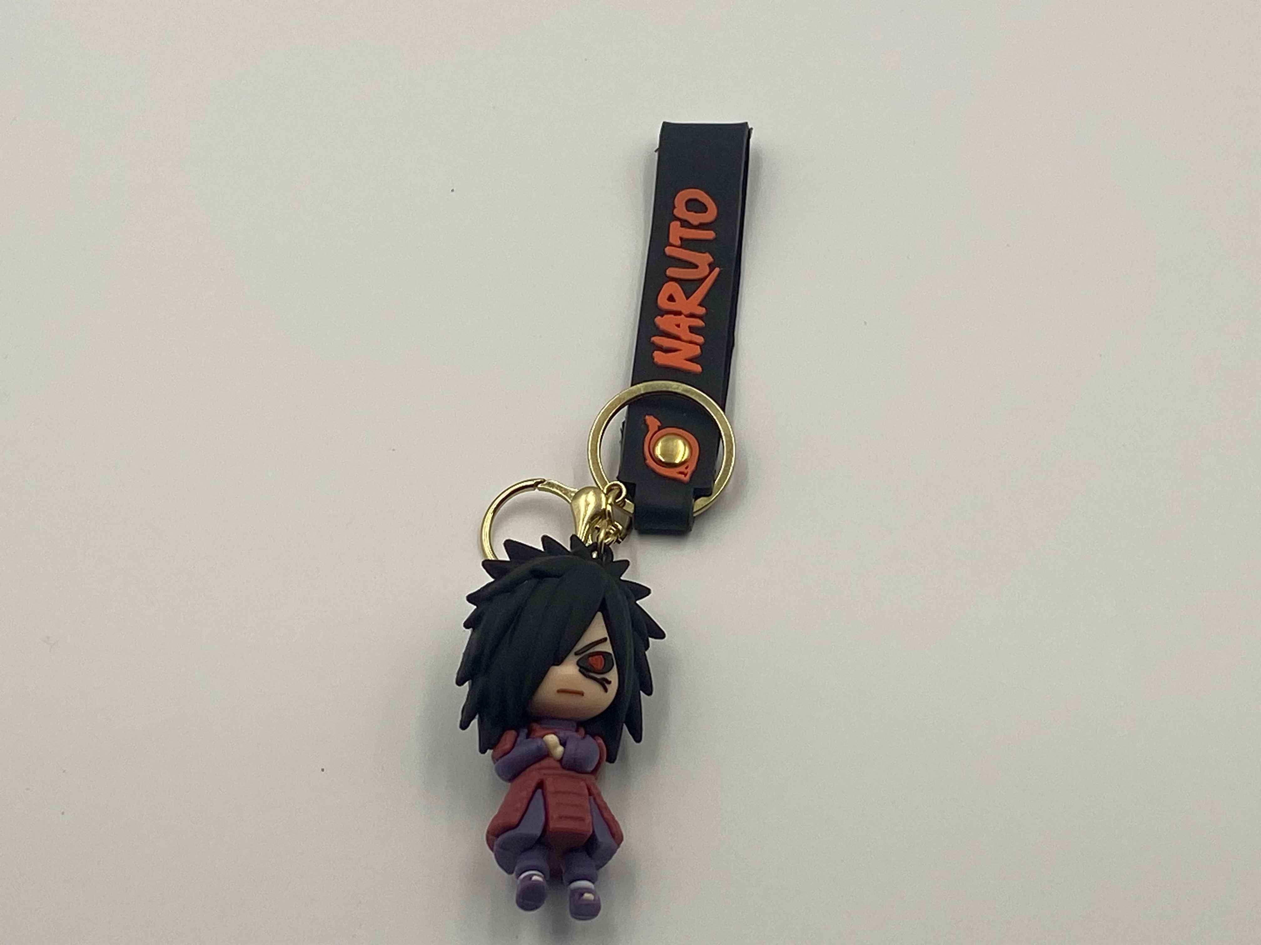 Naruto Madara Uchiha 3D silicone keychain (1018)