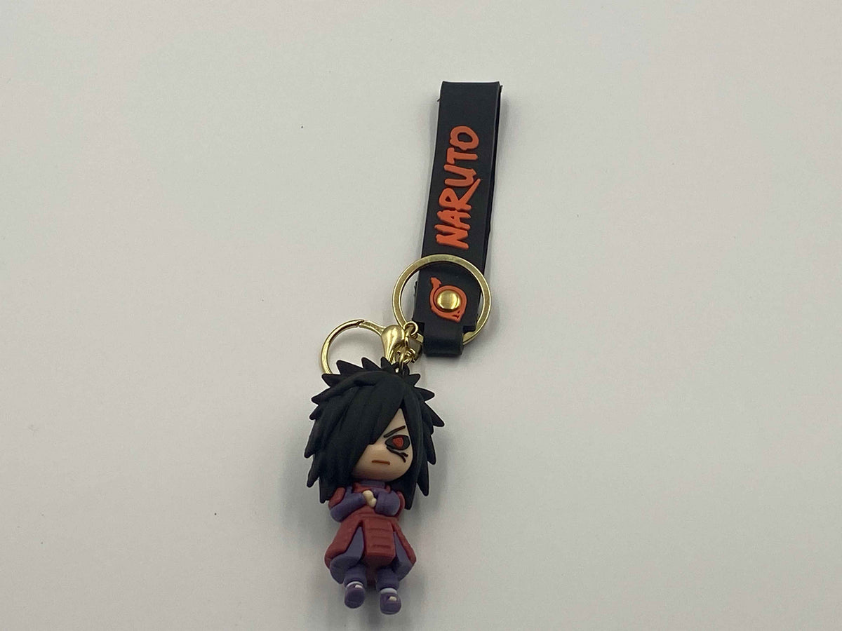 Naruto Madara Uchiha 3D silicone keychain (1018)