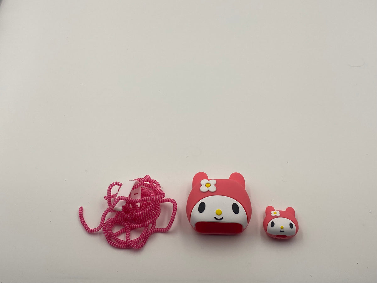 Hello kitty cute Apple iPhone 20W charger silicone cover (4001)