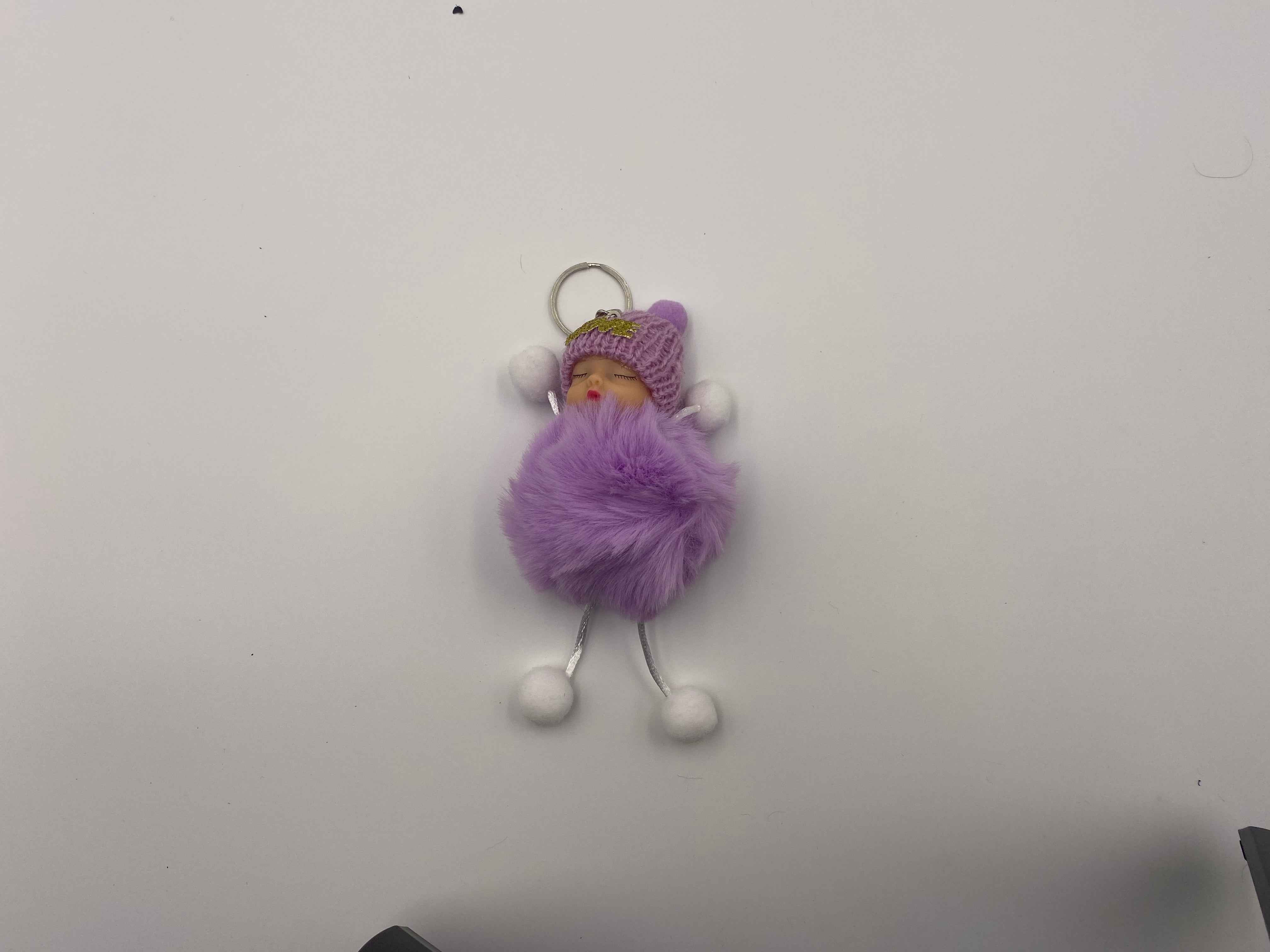 Cute sleeping baby keychain (1027)