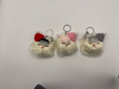 Cute cat soft keychain (1029)