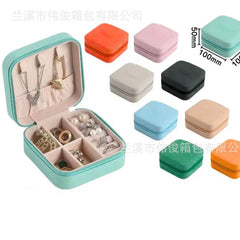 Portable Mini earrings jewellery box - Blue (2008)