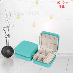 Portable Mini earrings jewellery box - Blue (2008)