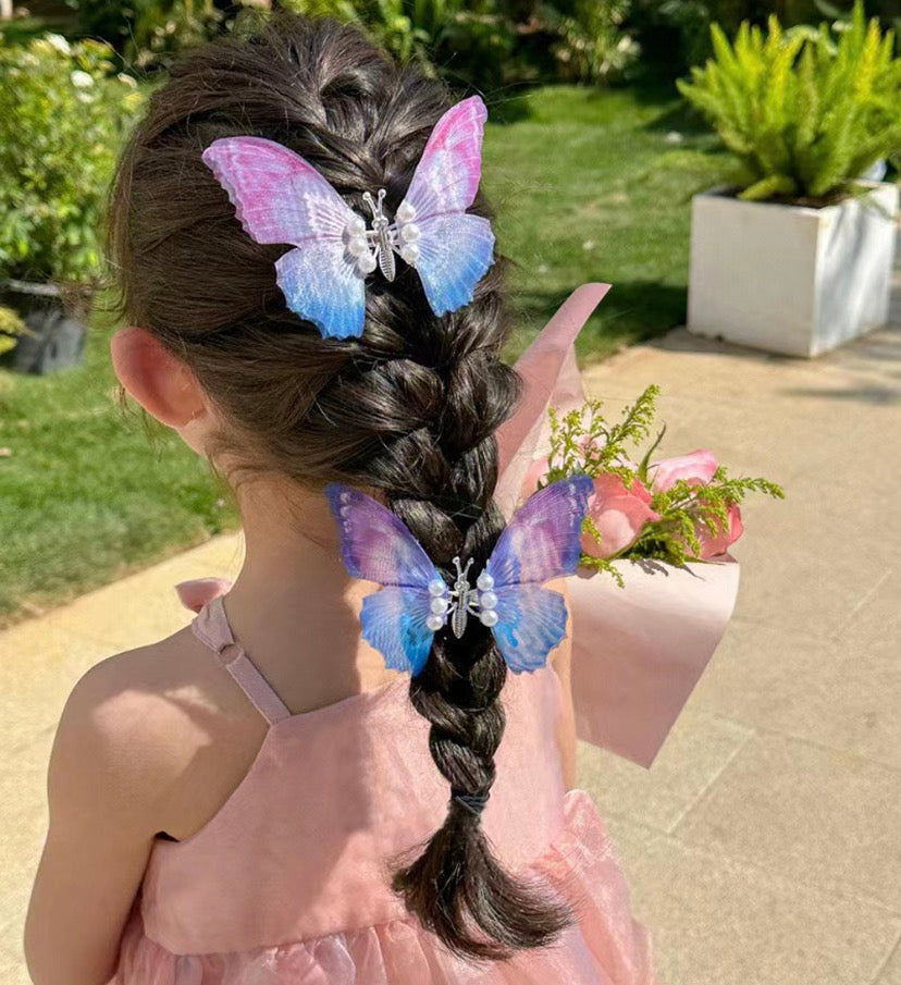 Gradient moving butterfly hair clip (2012)